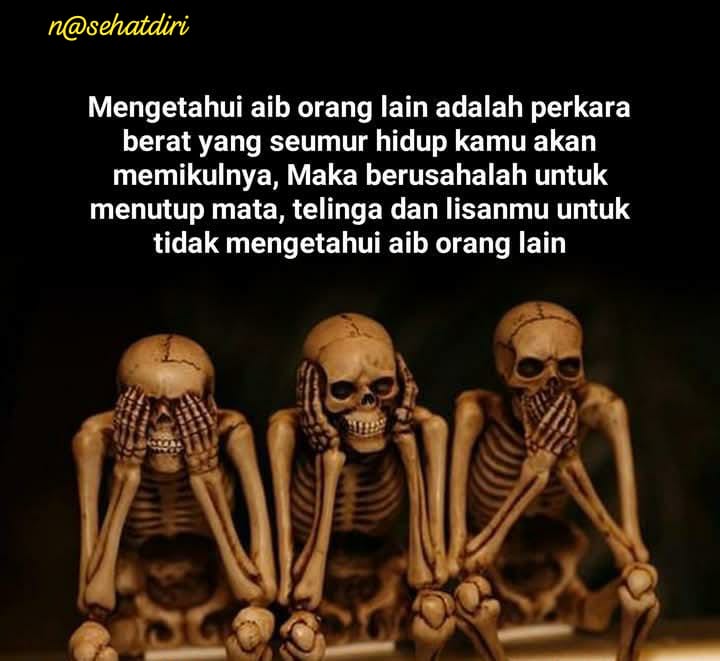 Aib Orang Lain adalah Perkara Berat